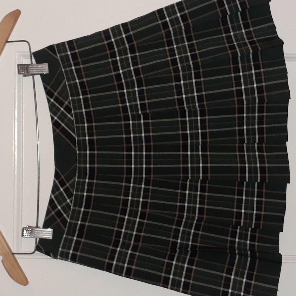 Aritzia SUNDAY BEST plaid mini skirt
